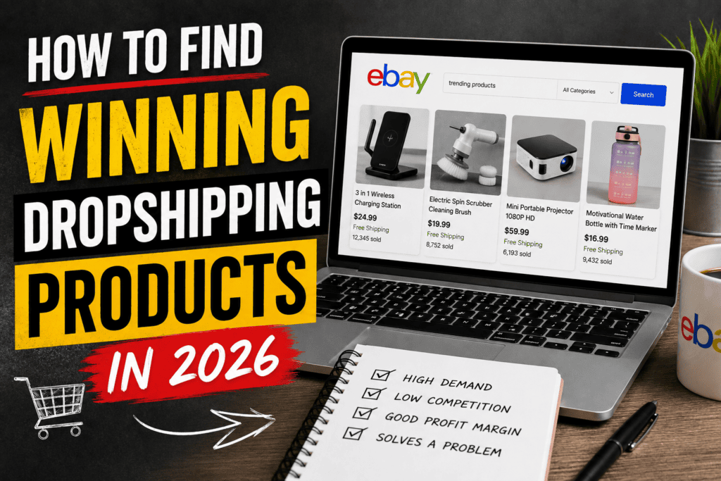 winning dropshipping products - eBay research guide 2026